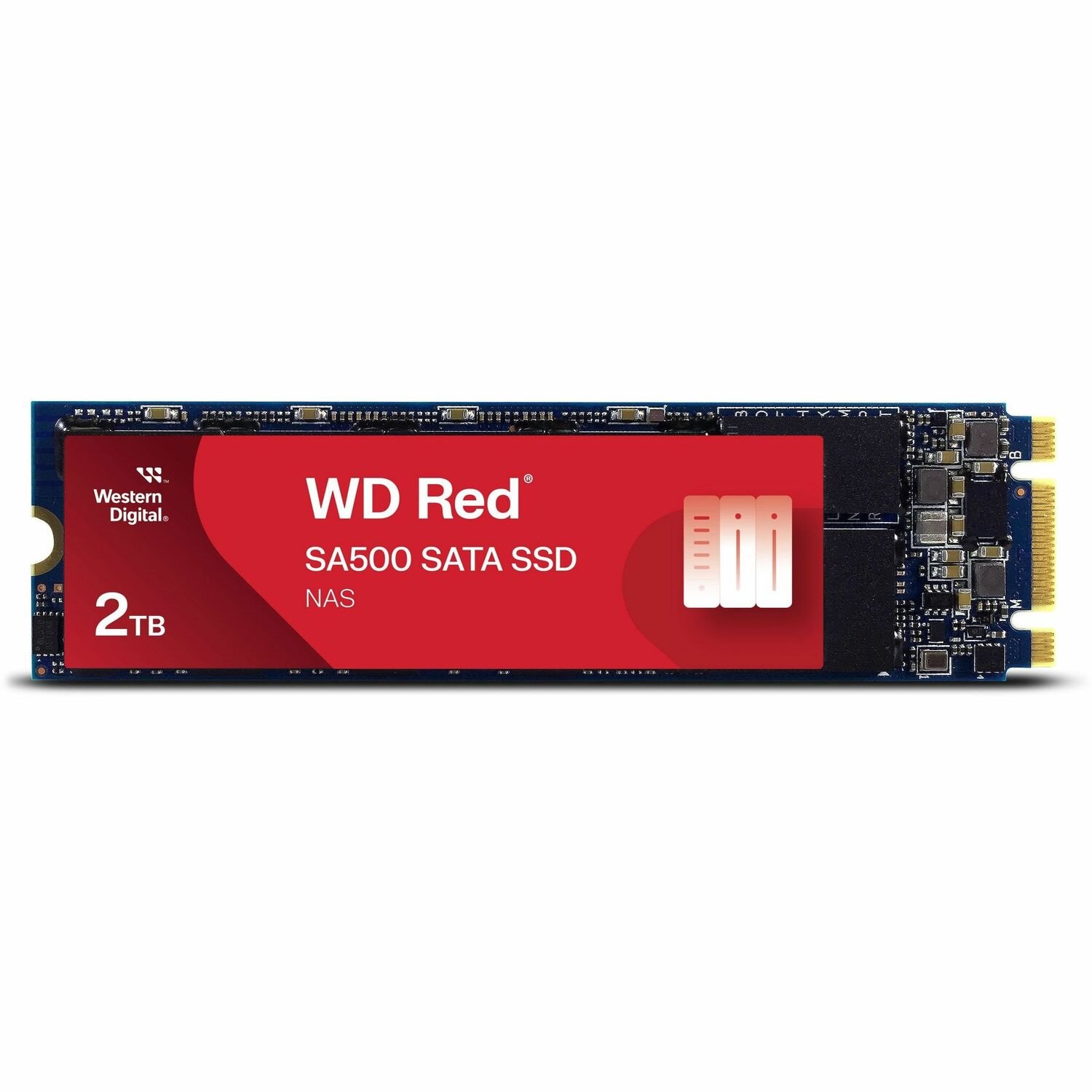 WD Red SA500 WDS200T1R0B 2 TB Solid State Drive - M.2 2280 Internal - SATA (SATA/600)