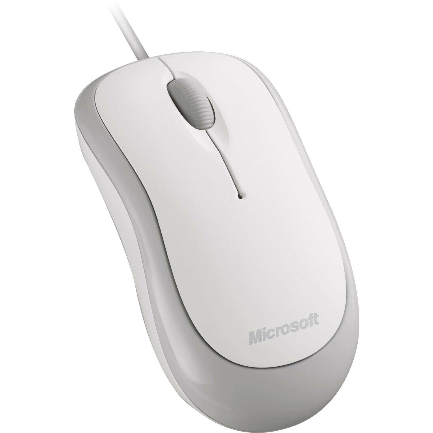 Microsoft Mouse - USB, PS/2 - Optical - 3 Button(s) - White