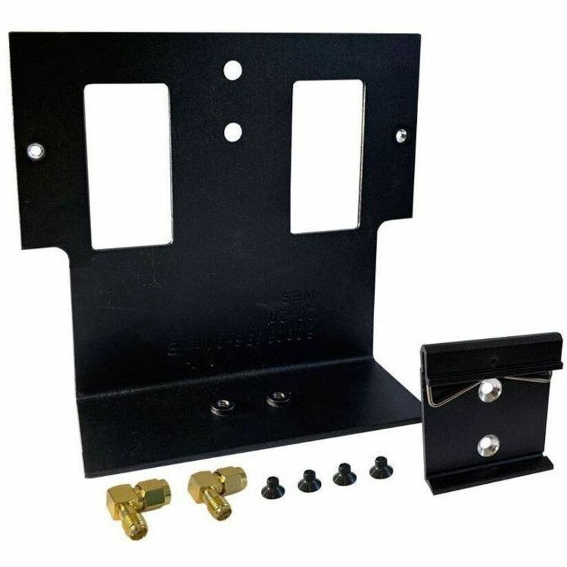 Digi Din Mounting Bracket Kit; Includes Bracket, Din Rail Clip, Screws, Sma Adapters