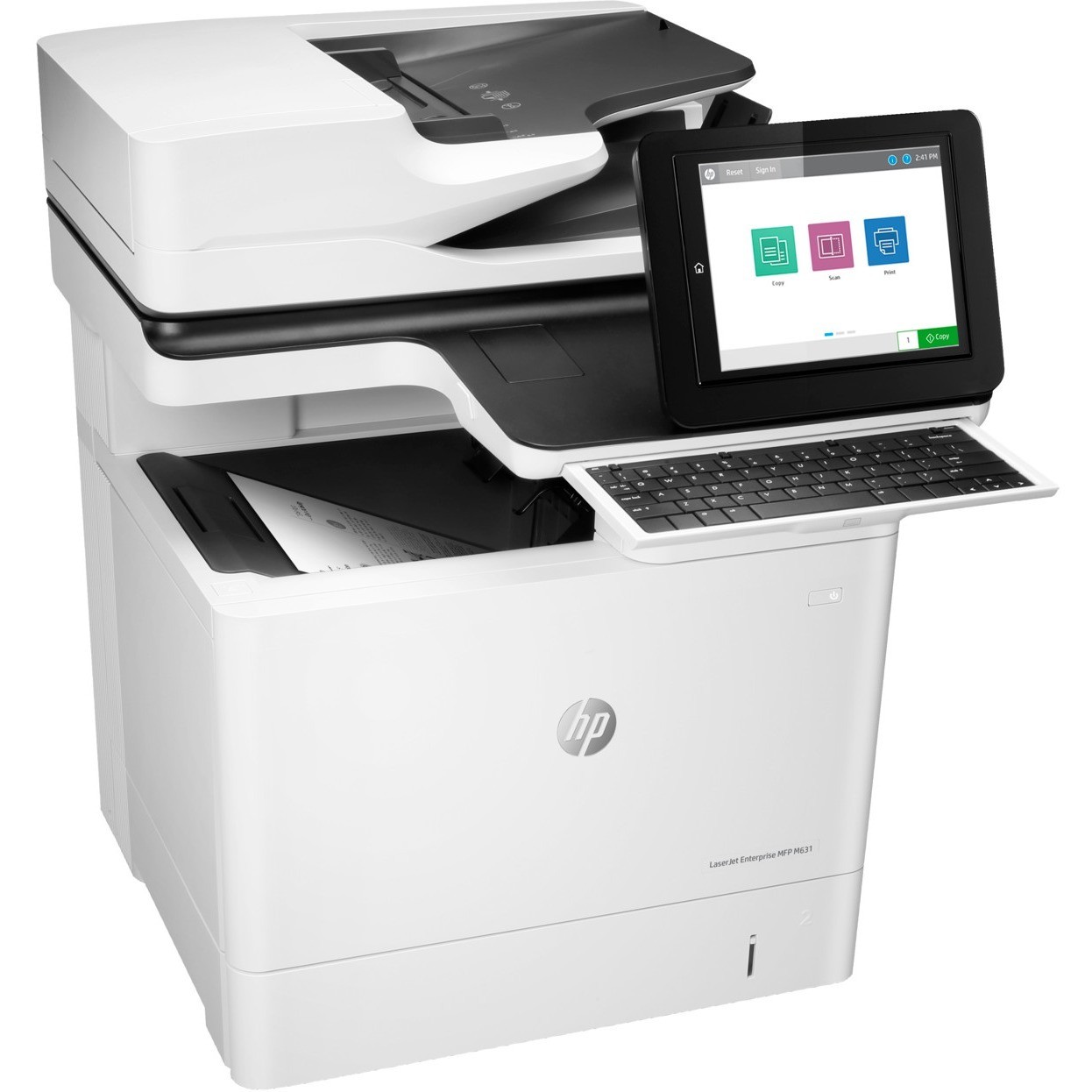 HP LaserJet M631h Laser Multifunction Printer - Monochrome