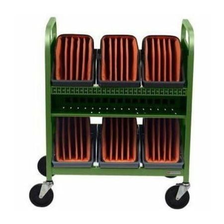 Bretford CUBE Transport Cart with Caddies - TVCT30CAD