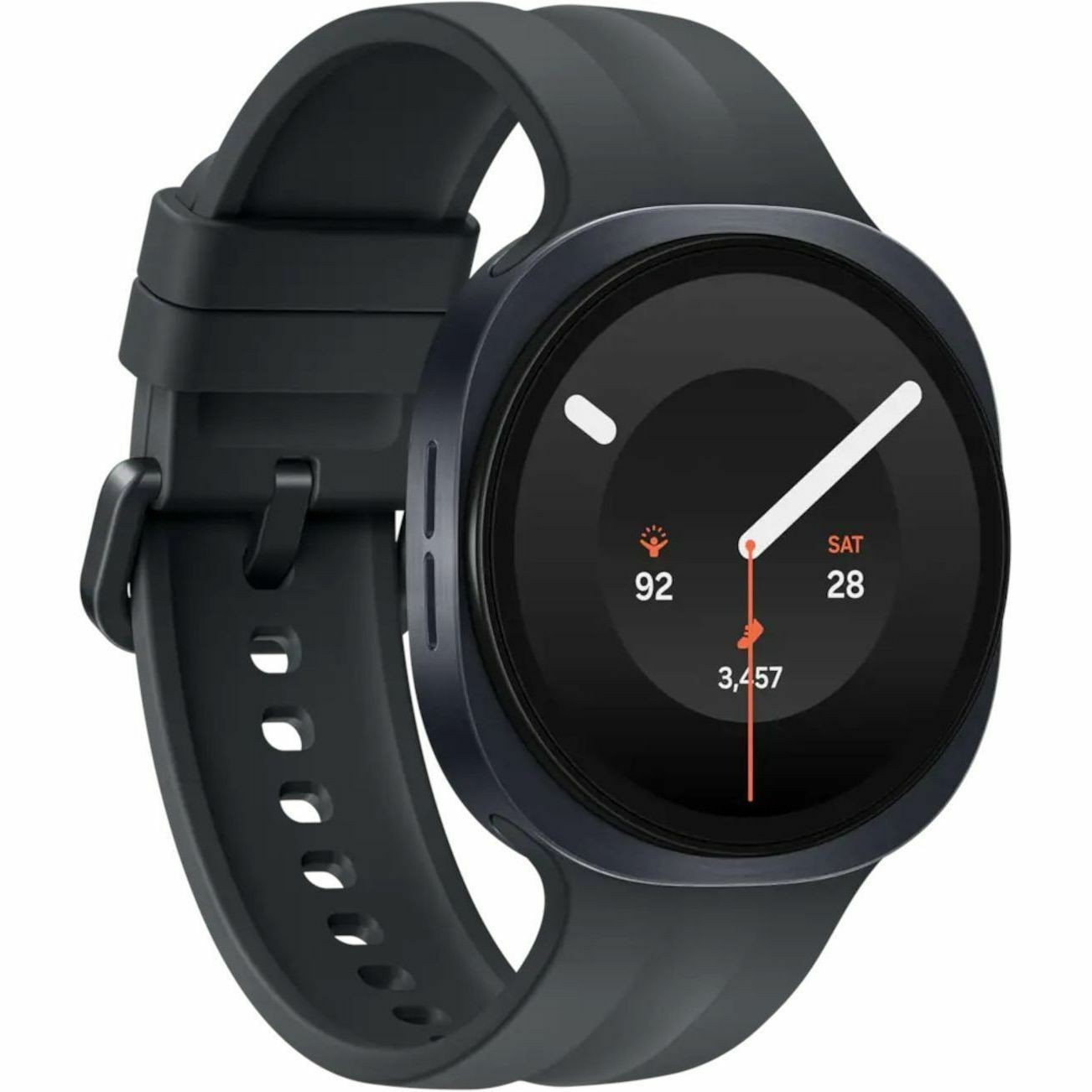 Samsung Galaxy Watch9 SM-L345F Smart Watch - 42.70 mm Case Height - 40.40 mm Case Width - Graphite Body Color - Black Band Color - Armor Aluminum Case Material - Wireless LAN - 4G - LTE, UMTS