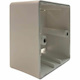 Eaton Tripp Lite Series Single-Gang Surface Mounting Box, European Style, 81 x 81 x 45 mm, White, TAA