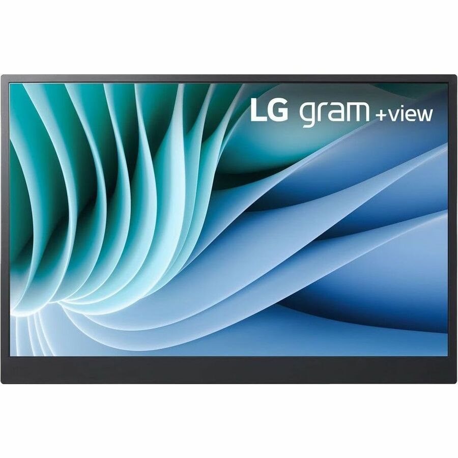 LG gram +view 16MR70 16" Class WQXGA LCD Monitor - 16:10 - Silver, Black