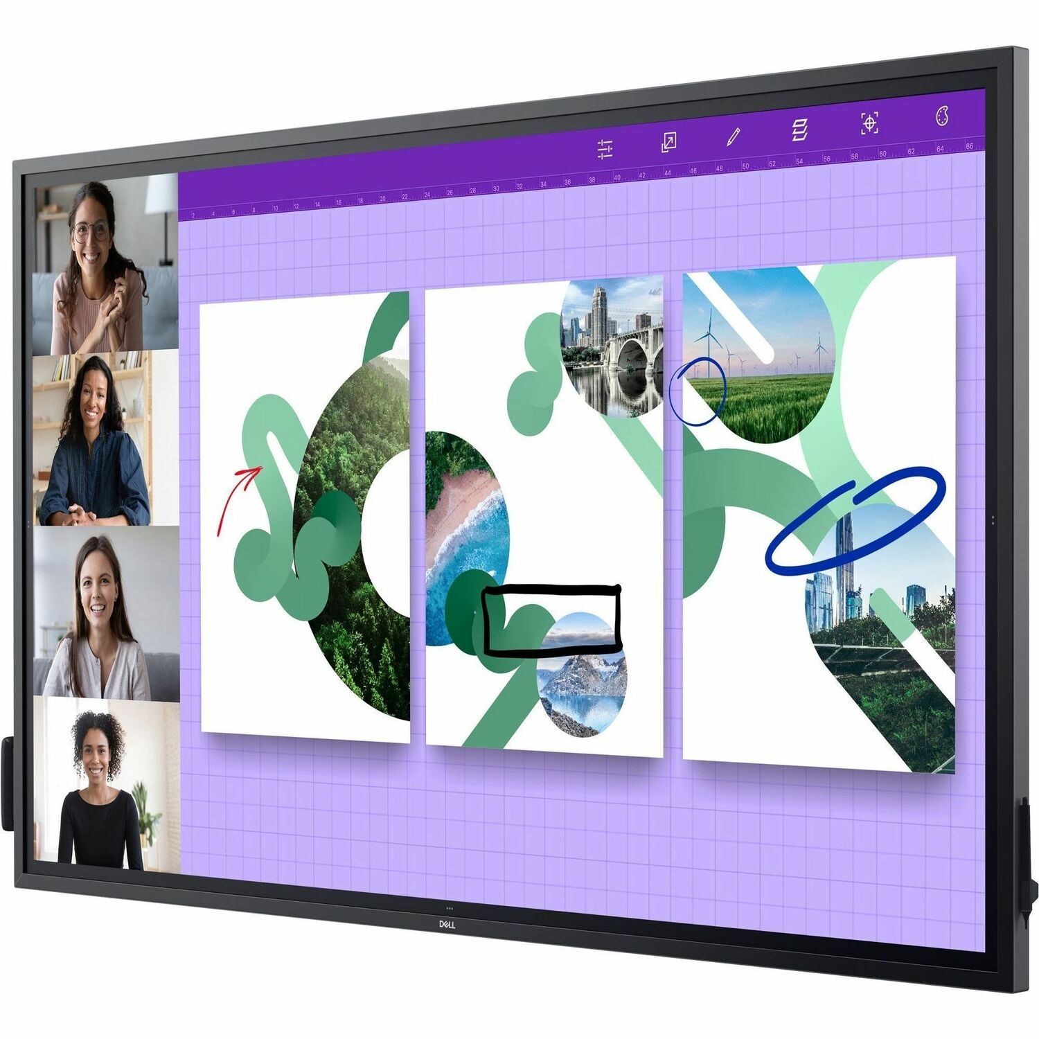 Dell P8624QT 4K UHD LCD Collaboration Display