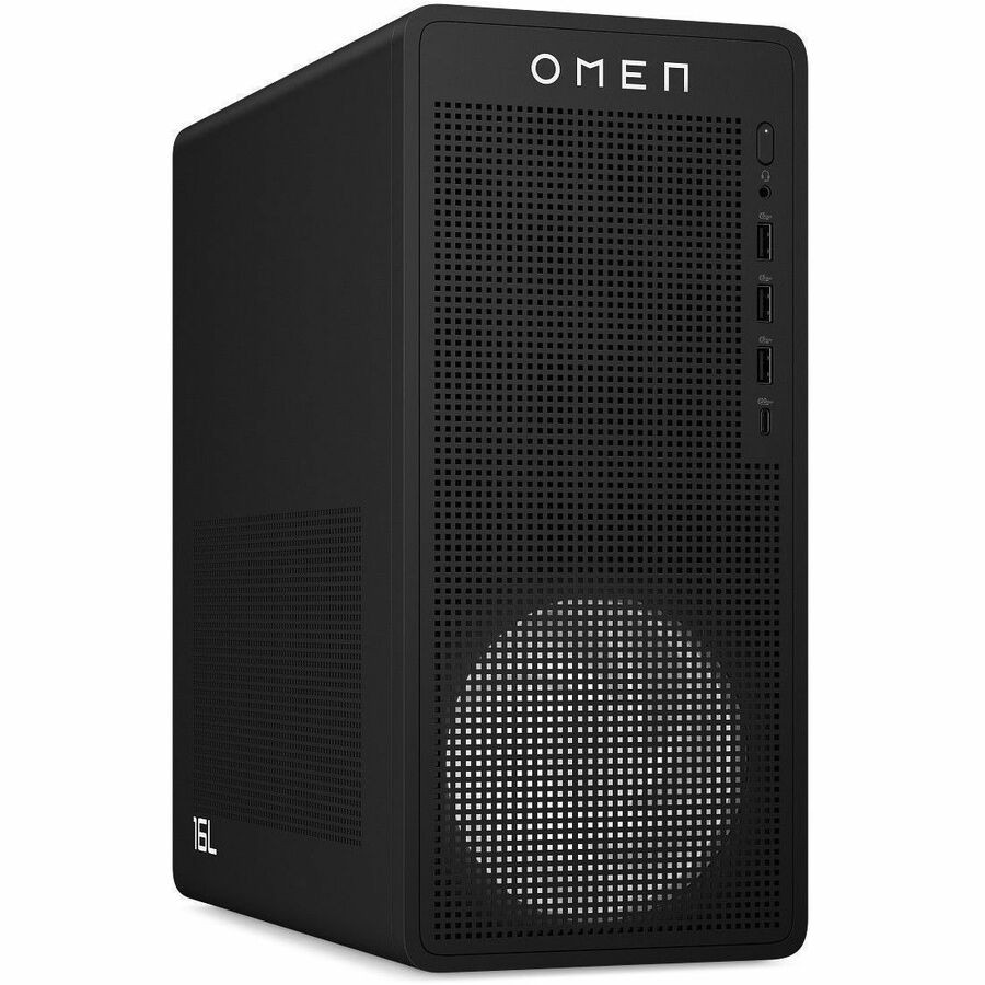 OMEN TG03-0000a TG03-0054a Gaming Desktop Computer - AMD Ryzen 5 Ryzen 8000 Series 8400F - 16 GB - 512 GB PCI Express NVMe SSD - Shadow Black