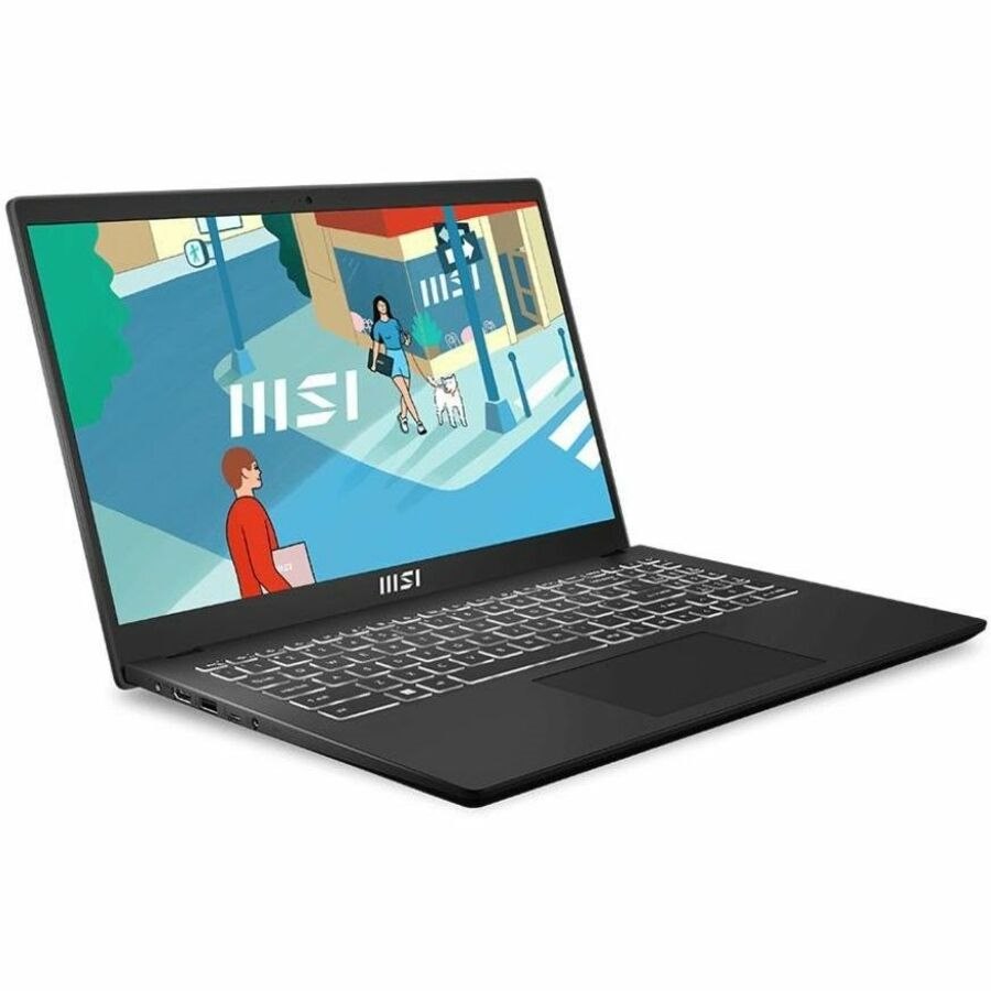 MSI Modern 15 H B13M Modern 15 H B13M-004UK 39.6 cm (15.6") Notebook - Full HD - Intel Core i5 13th Gen i5-13420H - 16 GB - 512 GB SSD - Classic Black