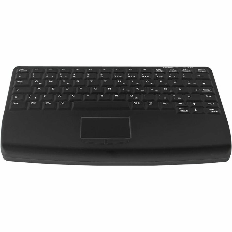 Active Key Keyboard - Wireless Connectivity - USB 2.0 Interface - TouchPad - English (US) - Black