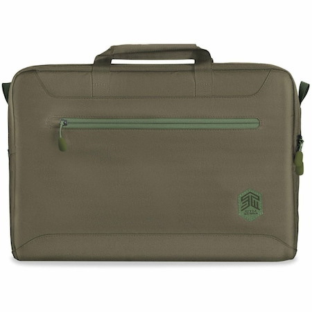 STM Goods Eco Carrying Case (Briefcase) for 38.1 cm (15") to 40.6 cm (16") Notebook - Olive
