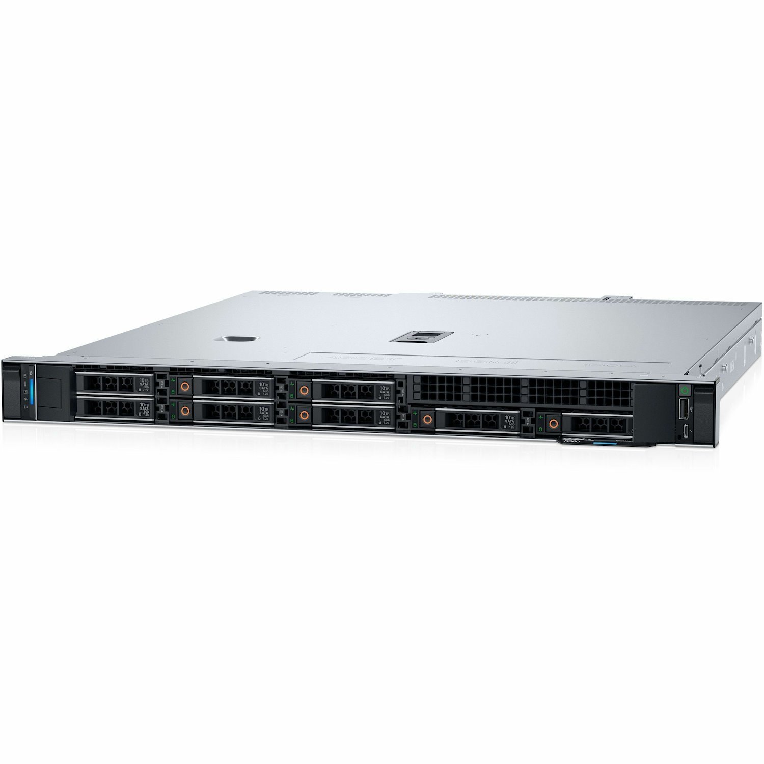 Dell PowerEdge R360 1U Rek Server - 1 x Intel Xeon 3,10 GHz - 32 GB RAM - 960 GB SSD - (2 x 480GB) SSD Configuration - Serieel ATA/600, 12Gb/s SAS, NVMe controller