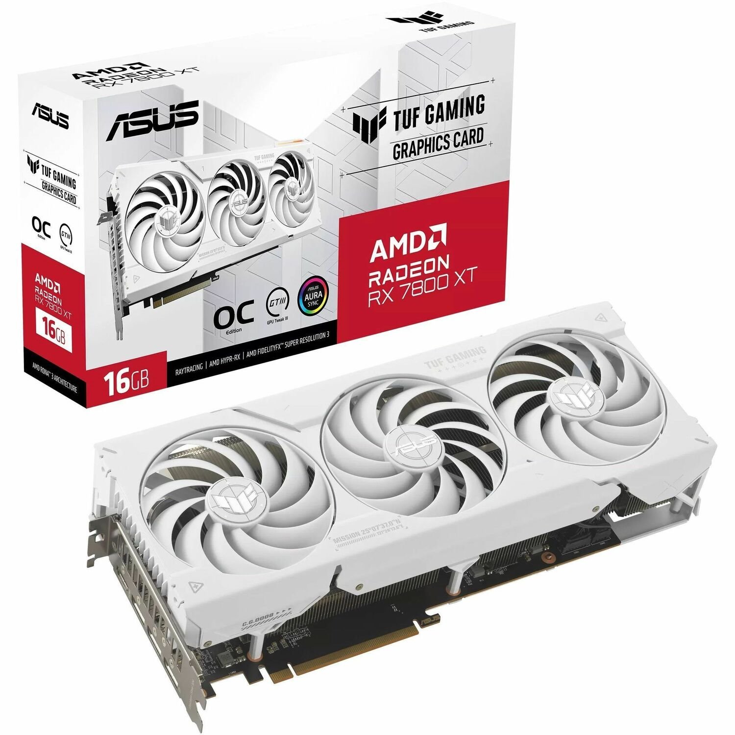 TUF AMD Radeon RX 7800 XT Graphic Card - 16 GB GDDR6