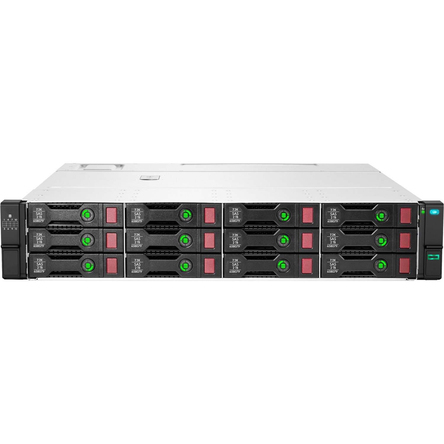 HPE D3610 Drive Enclosure - 12Gb/s SAS Host Interface - 2U Rack-mountable