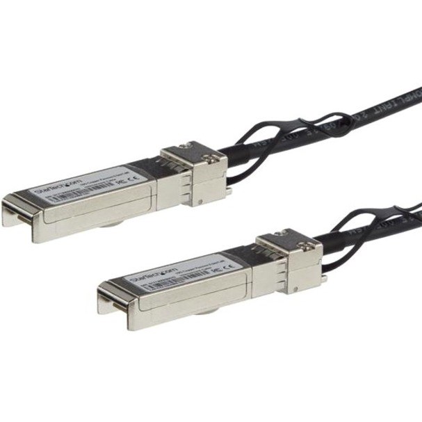 StarTech.com MSA Uncoded Compatible 0.5m 10G SFP+ to SFP+ Direct Attach Cable - 10 GbE SFP+ Copper DAC 10 Gbps Low Power Passive Twinax