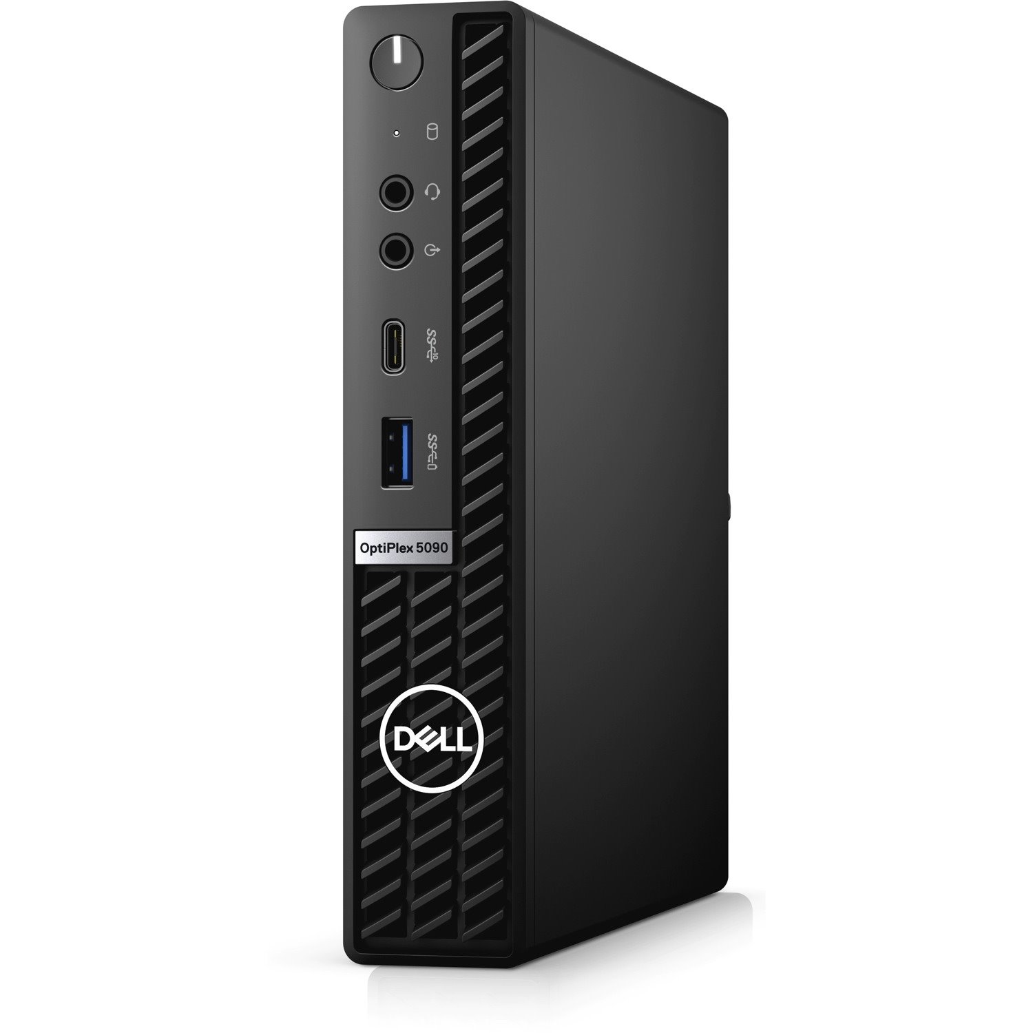 Dell OptiPlex 5000 5090 Desktop Computer - Intel Core i5 10th Gen i5-10500T - 8 GB - 256 GB SSD - Micro PC - Black