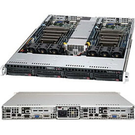 Supermicro SuperServer 6017TR-TFF Server Barebone System - 1U Rack-mountable - Socket R LGA-2011 - 2 x Processor Support