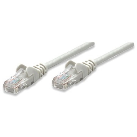 Network Patch Cable, Cat5e, 20m, Grey, CCA, U/UTP, PVC, RJ45, Gold Plated Contacts, Snagless, Booted, Lifetime Warranty, Polybag