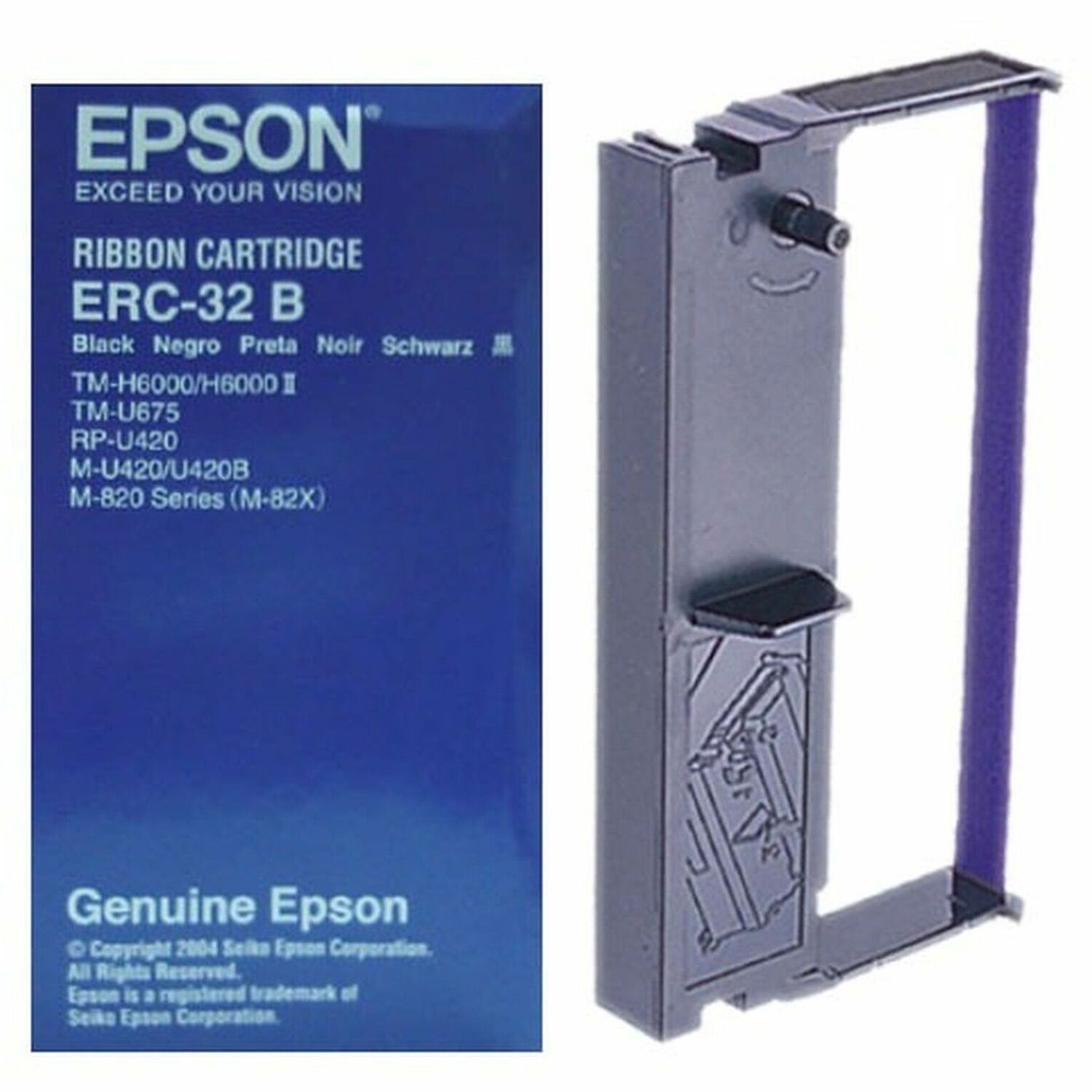 Epson ERC-32B Laser Ribbon Cartridge - Black - 1 Pack