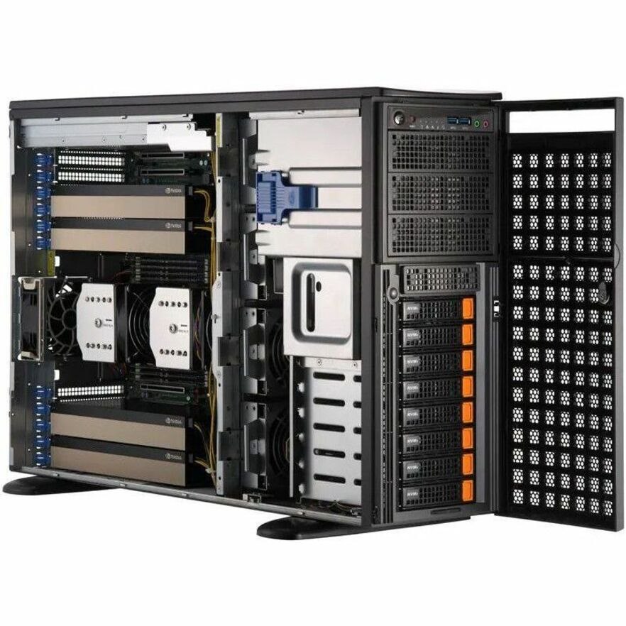 Supermicro SuperServer 741GE-TNRT Server Barebone System - Tower - Socket LGA-4677 - 2 x Processor Support