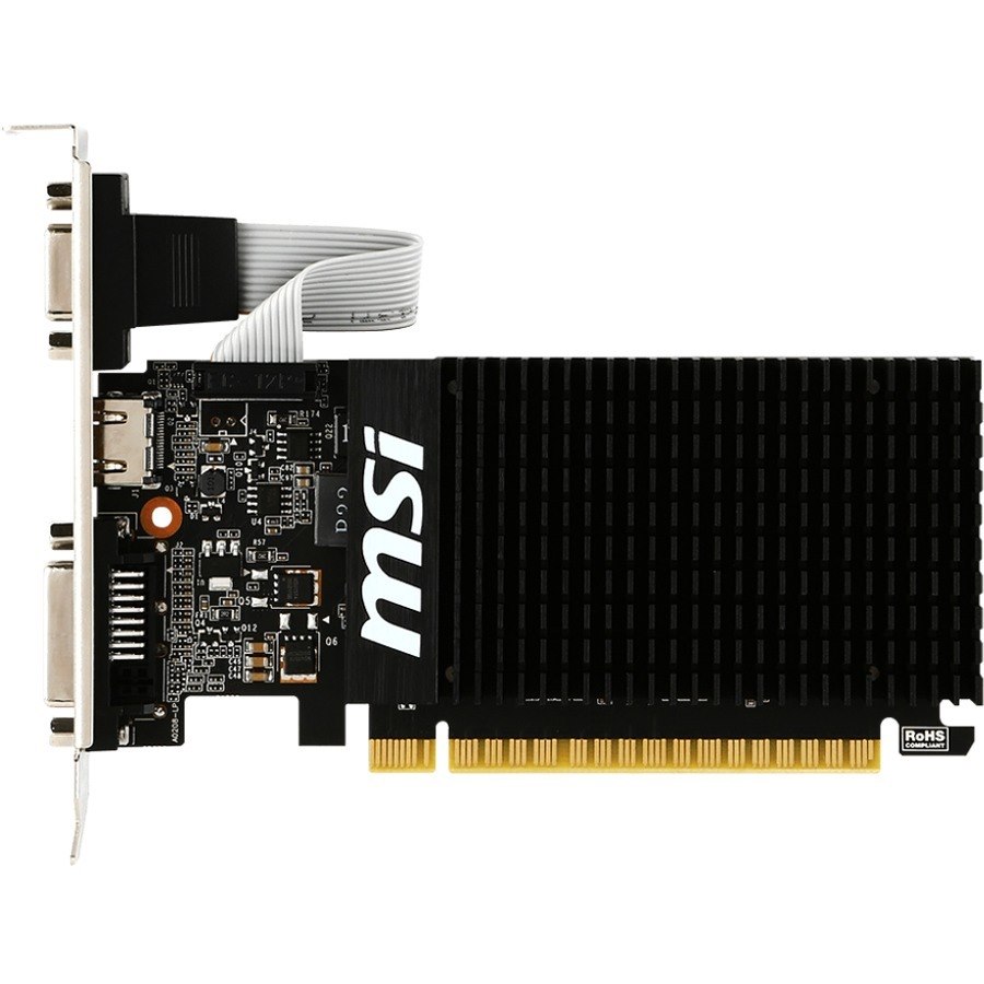 MSI NVIDIA GeForce GT 710 Graphic Card - 2 GB DDR3 SDRAM - Low-profile
