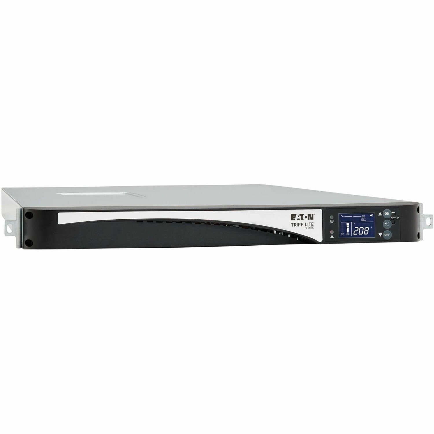 Eaton Tripp Lite Series SmartOnline 1500VA 1440W 208/230V Double-Conversion UPS - 5 Outlets, Network Card Option, LCD, USB, DB9, 1U Rack