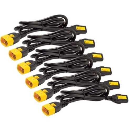 APC POWER CORD KIT (6 PACK), C13 TO C14, 1.2M, (BLUE) - 2YR