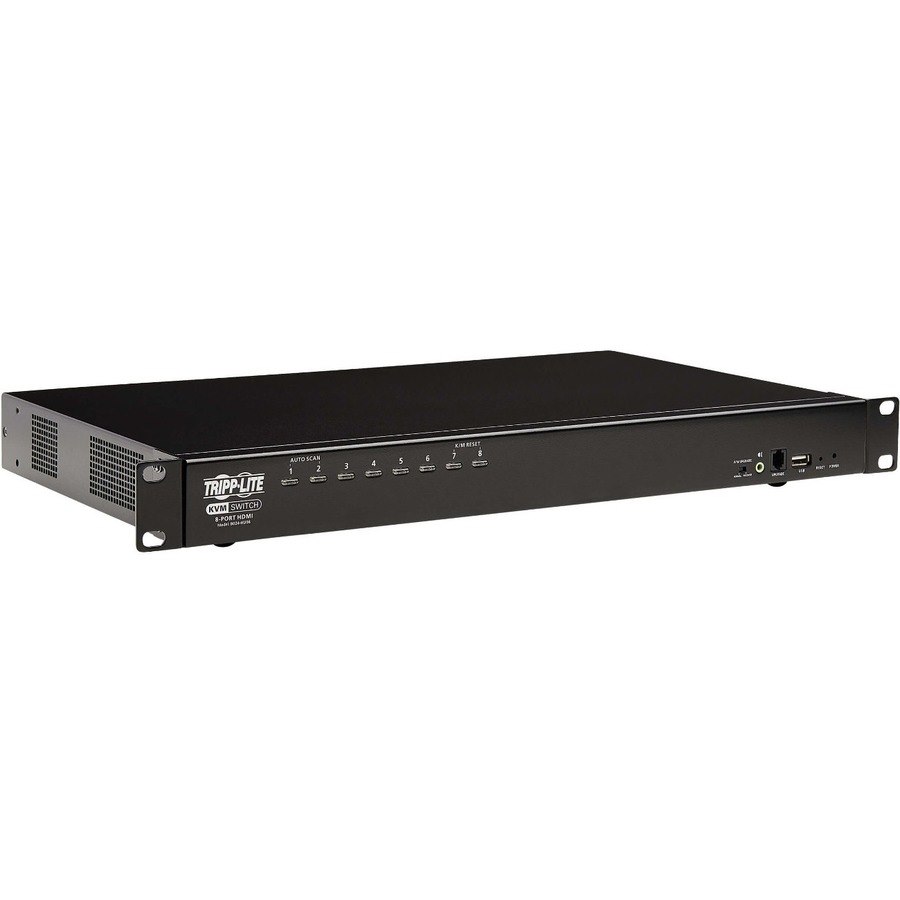 Eaton Tripp Lite Series 8-Port HDMI/USB KVM Switch with Audio/Video and USB Peripheral Sharing, 1U Rack-Mount, TAA