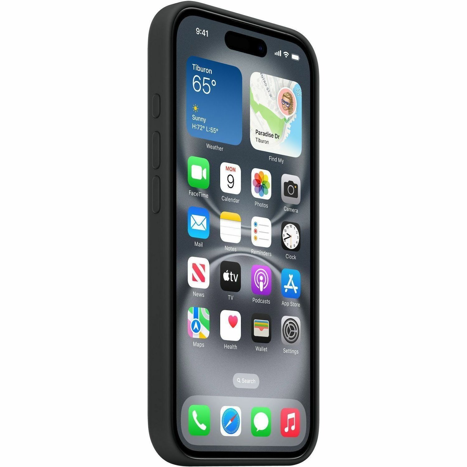 Apple Case for Apple iPhone 16 Smartphone - Black