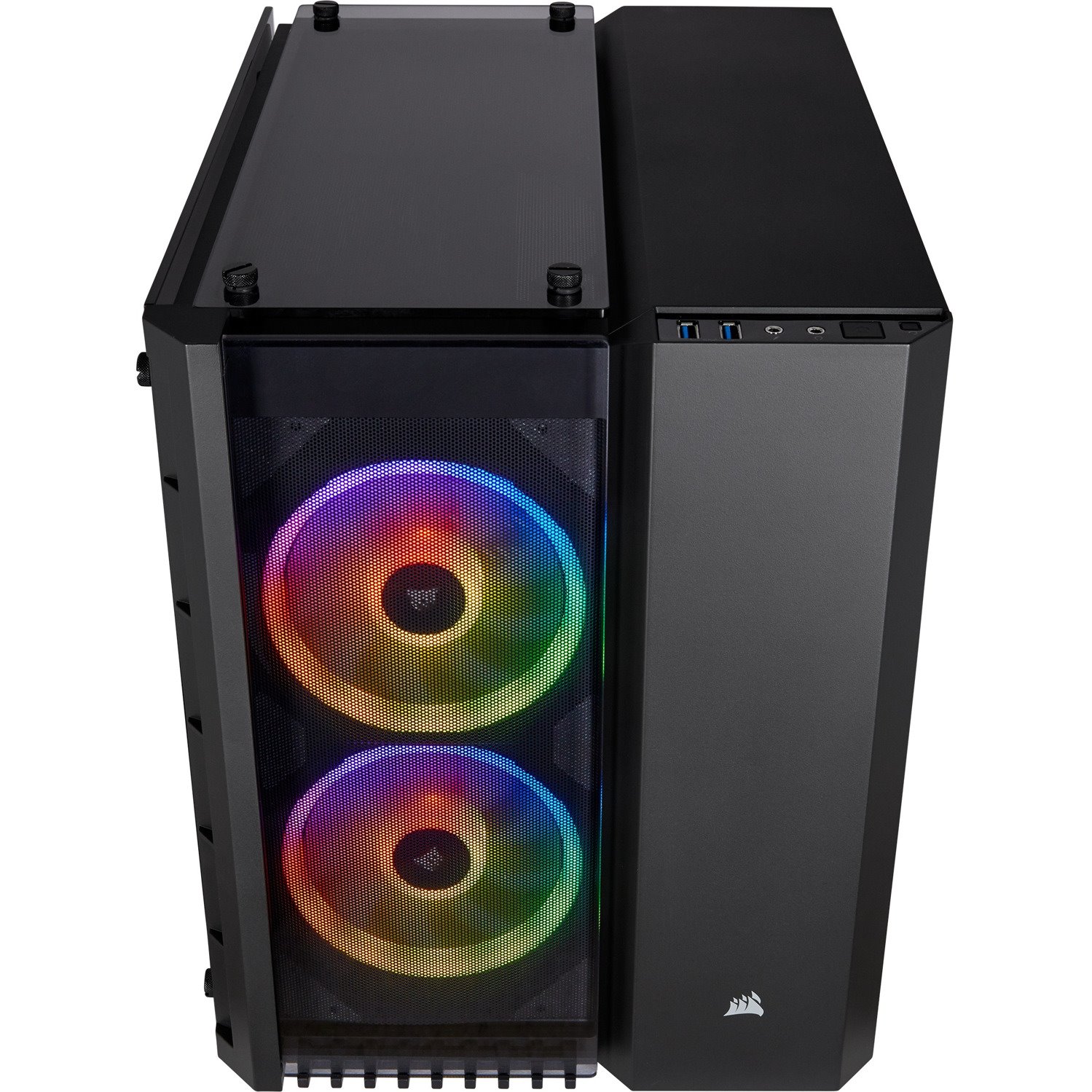 Corsair Crystal 280X Computer Case - Micro ATX Motherboard Supported - Tempered Glass - Black