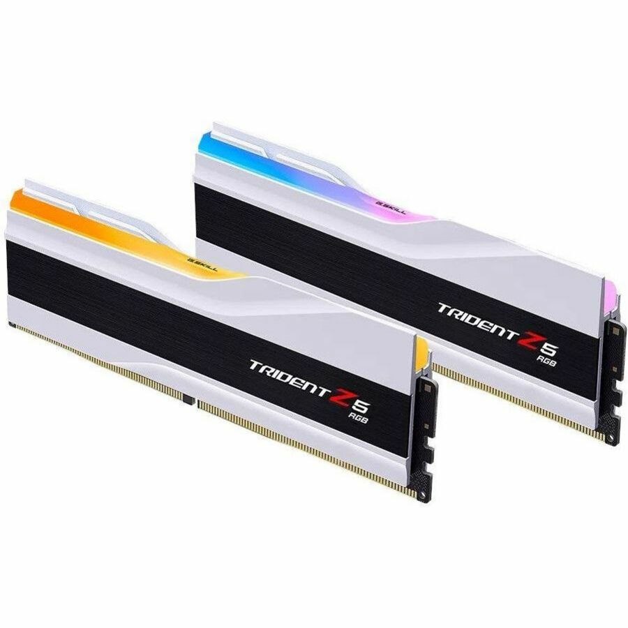 G.SKILL Trident Z5 RGB RAM Module for Desktop PC, Motherboard - 64 GB (2 x 32GB) - DDR5-6400/PC5-51200 DDR5 SDRAM - 6400 MHz - CL32 - 1.40 V