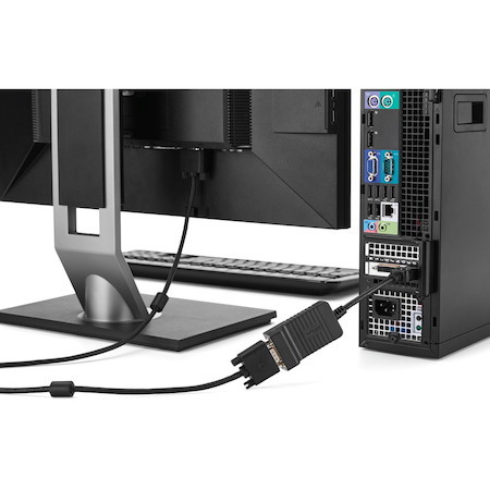 StarTech.com DisplayPort to VGA Adapter, Active DP to VGA Converter, 1080p Video DP to VGA Monitor Dongle, Latching DP Connector, Durable