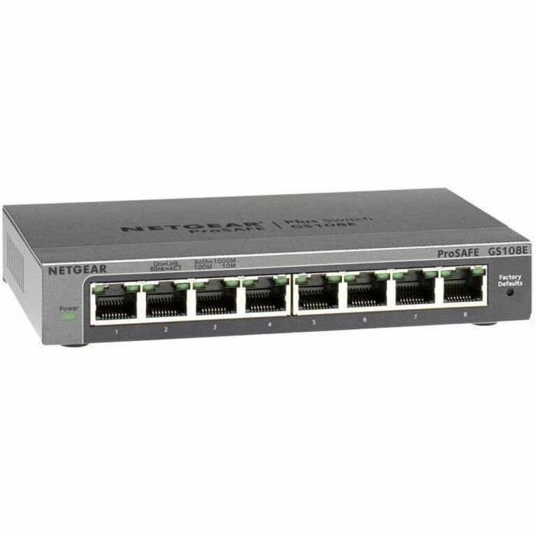 Netgear ProSafe GS108E 8 Ports Manageable Ethernet Switch - 10/100/1000Base-T