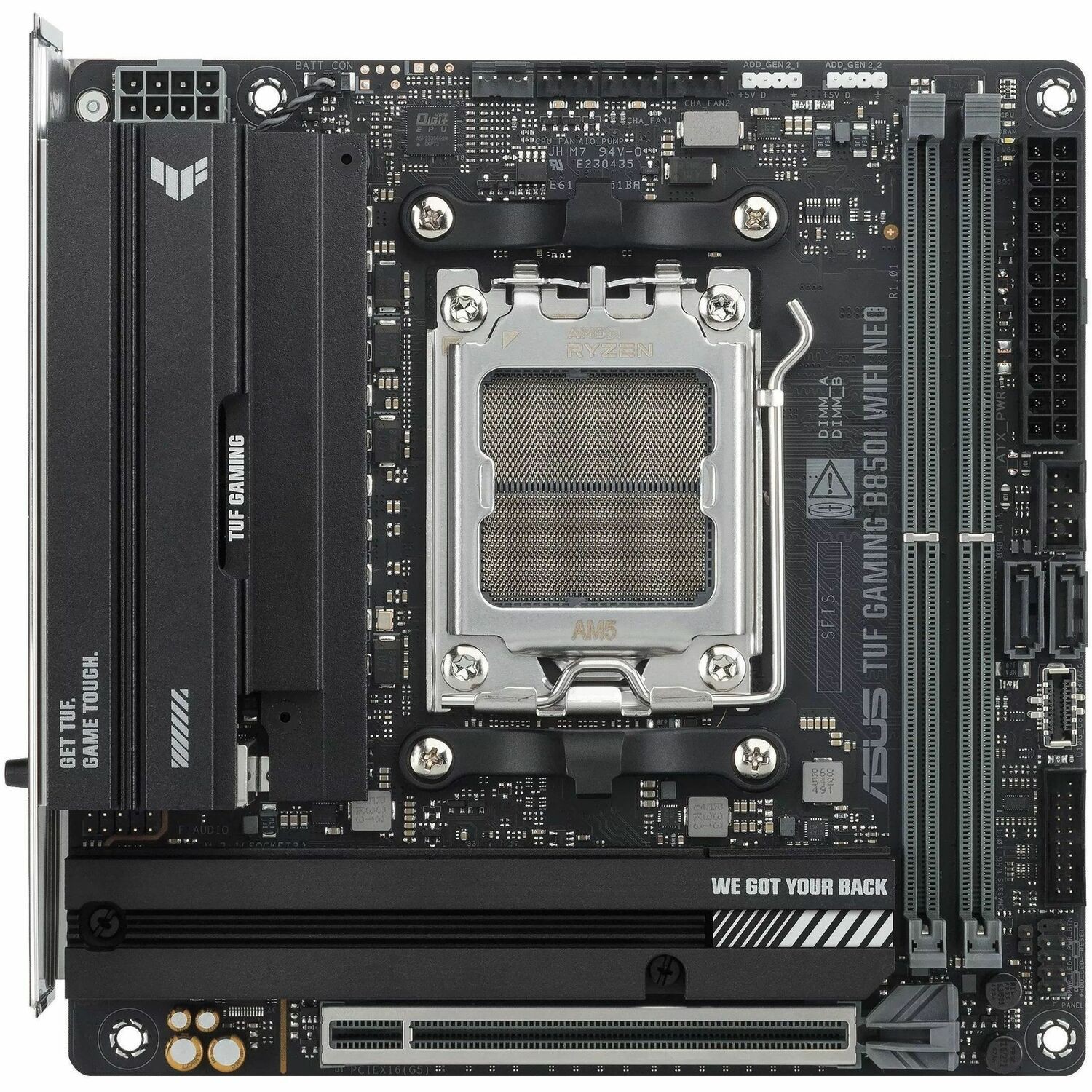 TUF B850I WIFI NEO Gaming Desktop Motherboard - AMD B850 Chipset - Socket AM5 - Mini ITX