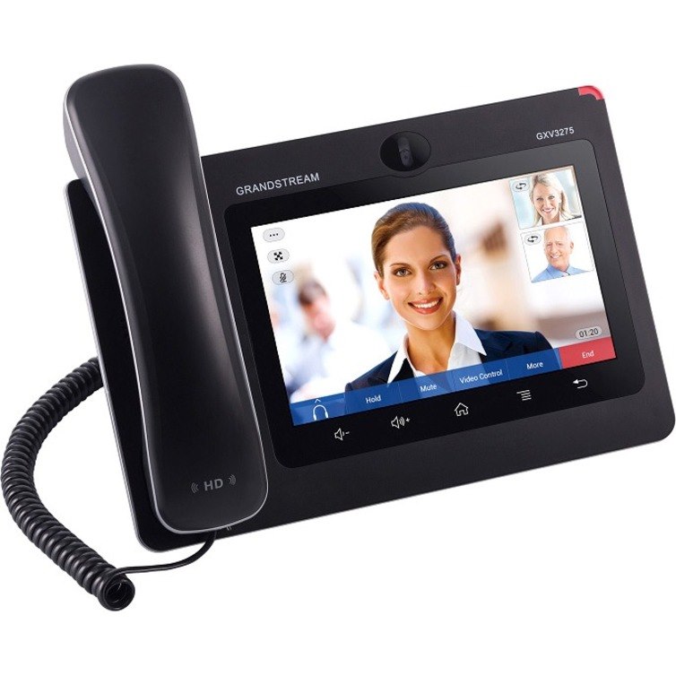 Grandstream GXV3275 IP Phone - Wi-Fi, Bluetooth - Desktop, Wall Mountable