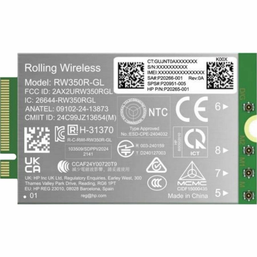 HP 4G LTE-Advanced Pro (Cat 19) WWAN (B8BD3AA)