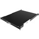 StarTech.com 1U Sliding Server Rack Mount Keyboard Shelf Tray, 55lbs (25Kg), 22in (55cm) Deep Steel Pull Out Drawer for 19" Equipment Rack