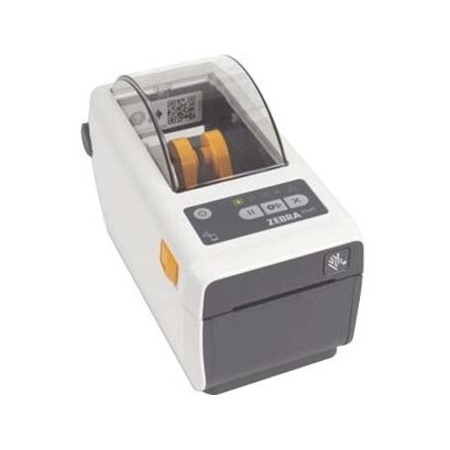 Zebra ZD411-HC Desktop Direct Thermal Printer - Monochrome - Label/Receipt Print - Fast Ethernet - USB - USB Host - Bluetooth - Near Field Communication (NFC) - EU, UK, AUS, JP