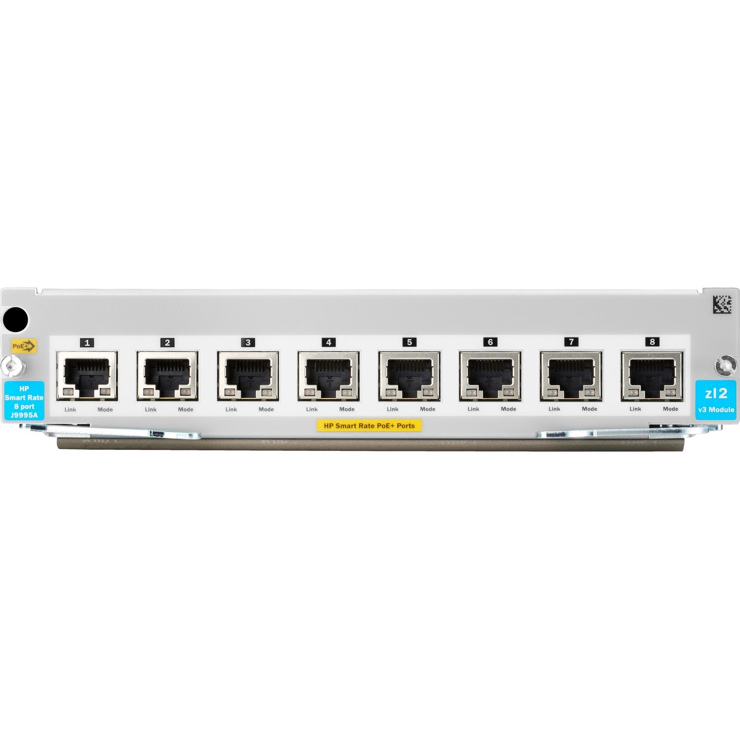 HPE 5400R 8-port 1/2.5/5/10GBASE-T PoE+ with MACsec v3 zl2 Module