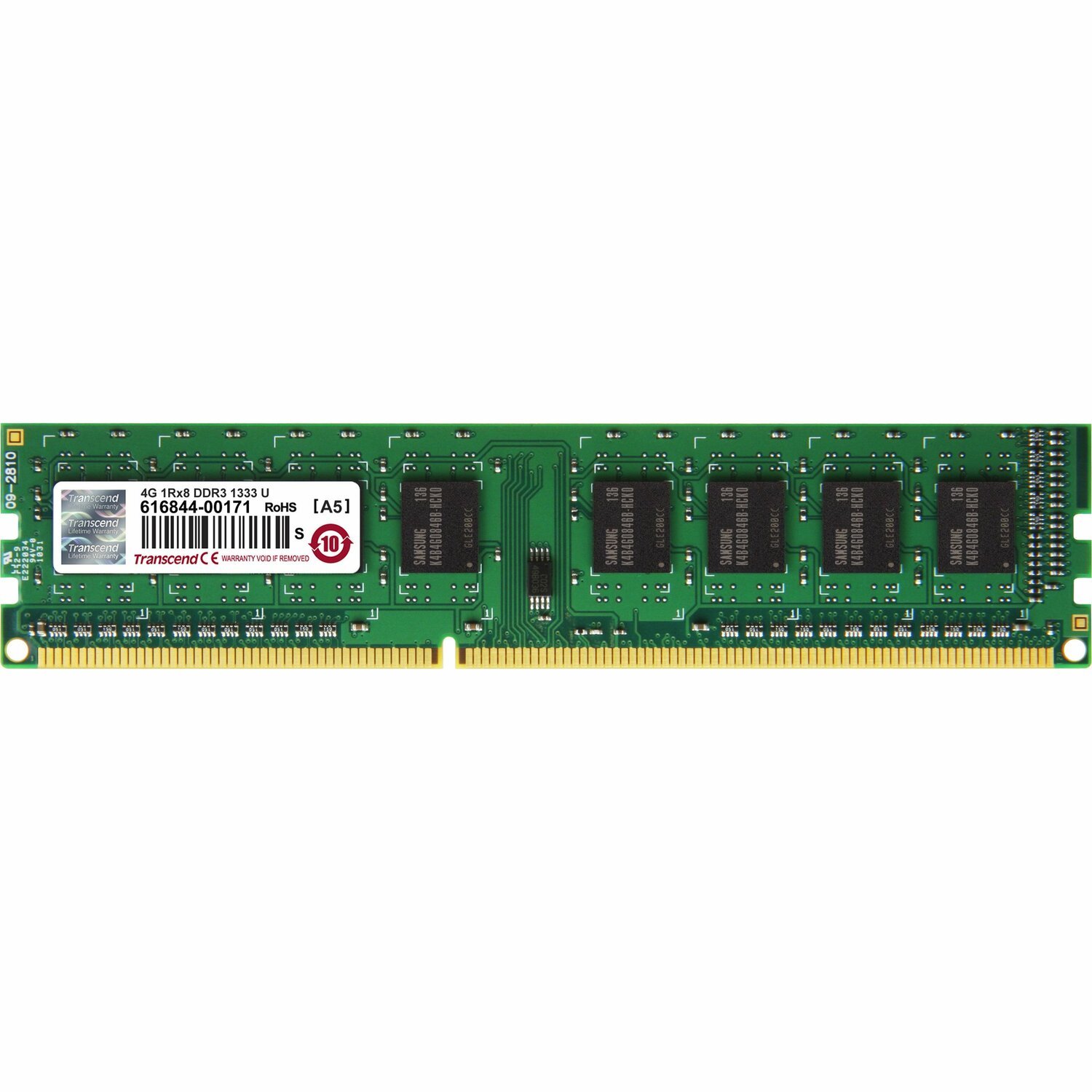 Transcend RAM Module - 4 GB DDR3 SDRAM - 1333 MHz - CL9 - 1.50 V