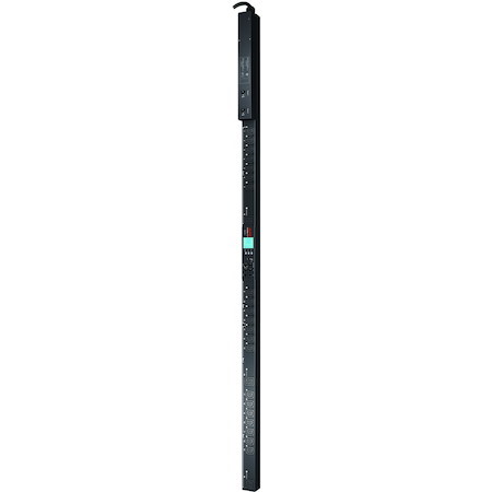 APC Rack PDU, 2G, metered by outlet, with switching, 0U, 30A, 200V and 208V, 21 C13 and 3 C19 sockets