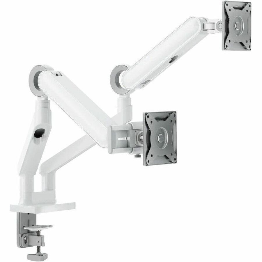 Alogic Glide Mounting Arm for Monitor, Flat Panel Display, Curved Screen Display - White