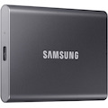 Samsung T7 MU-PC1T0T/AM 1 TB Portable Solid State Drive - External - PCI Express NVMe - Titan Gray