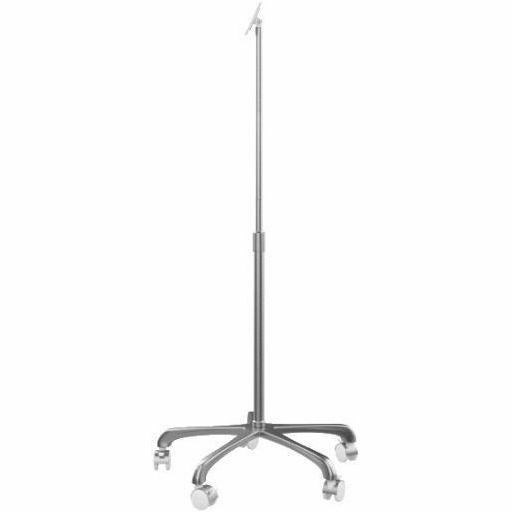 CTA Digital VESA-Compatible Heavy-Duty Height-Adjustable Rolling Floor Stand