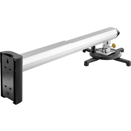 StarTech.com Universal Projector Wall Mount, Short/Ultra Short Throw, Adjustable 16.5-27.7" From Wall, 33lb/15kg, Tilt/Swivel/Rotate, TAA