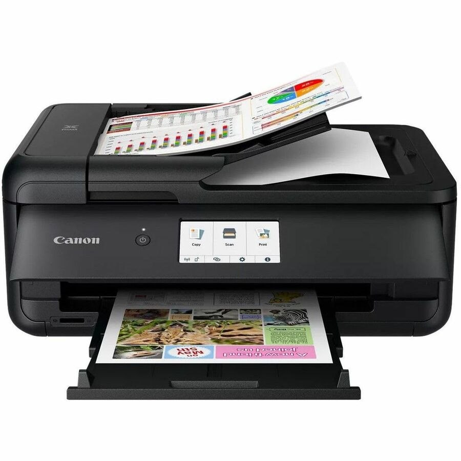 Canon PIXMA TS9520a Wired & Wireless Inkjet Multifunction Printer - Color