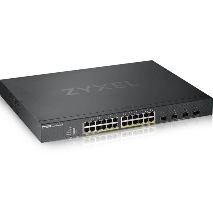 ZYXEL XGS1930-28HP 24-Port Gigabit Smart Nebula Cloud Managed PoE Switch | 24 PoE+ Ports at 375W with 4 SFP+ 10G Uplinks