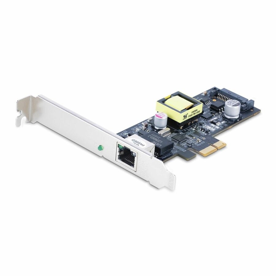 StarTech.com 1-Port 2.5Gbps PCI Express PoE Network Card, Intel I225-V, PCIe 802.3af/at PoE+ Multi-Gigabit NIC, SATA Powered Ethernet Card