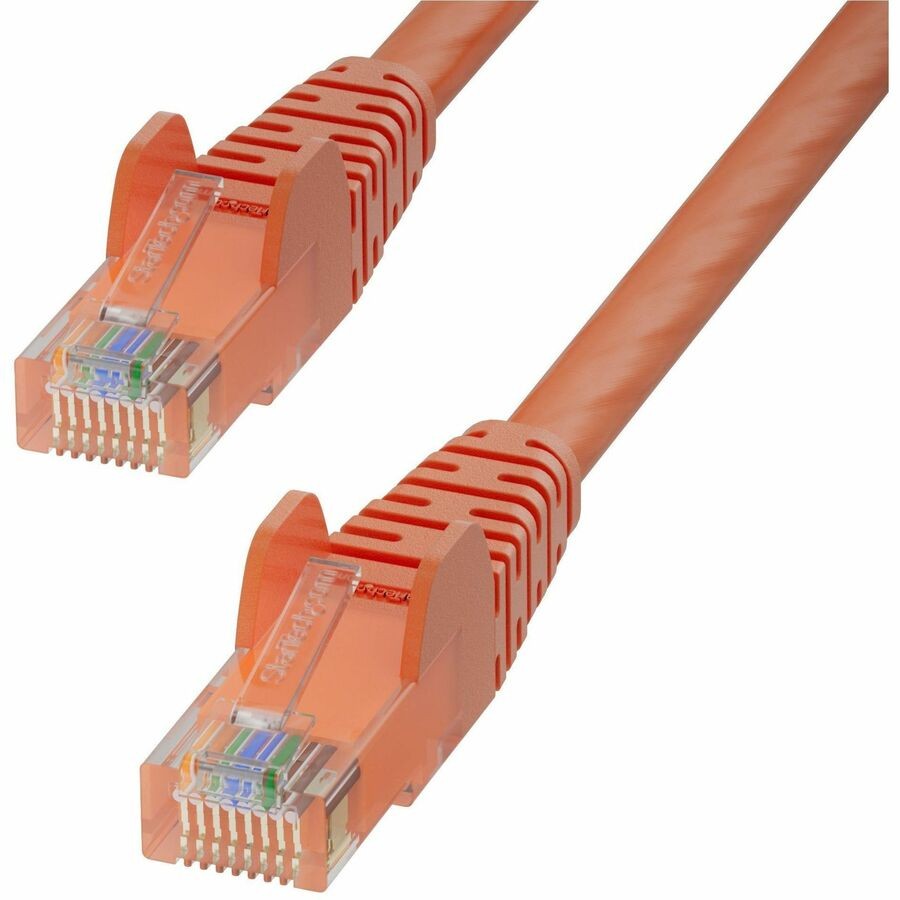StarTech 30m Orange Cat6 Ethernet Cable, Snagless RJ45, UTP, 24AWG Bare Copper Wire, Network Patch Cord