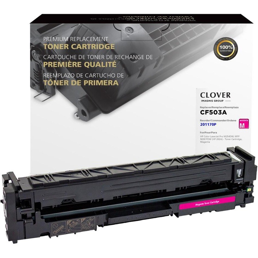 Clover Imaging Remanufactured Magenta Toner Cartridge for HP 202A (CF503A)