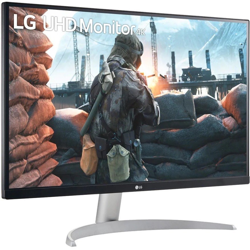 LG 27UP600-W 27" Class 4K UHD LCD Monitor - 16:9 - White