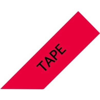 Brother P-touch TZe-461 Black Print on Red Label Tape 1.4" (36mm) wide x 26.2' (8m) long